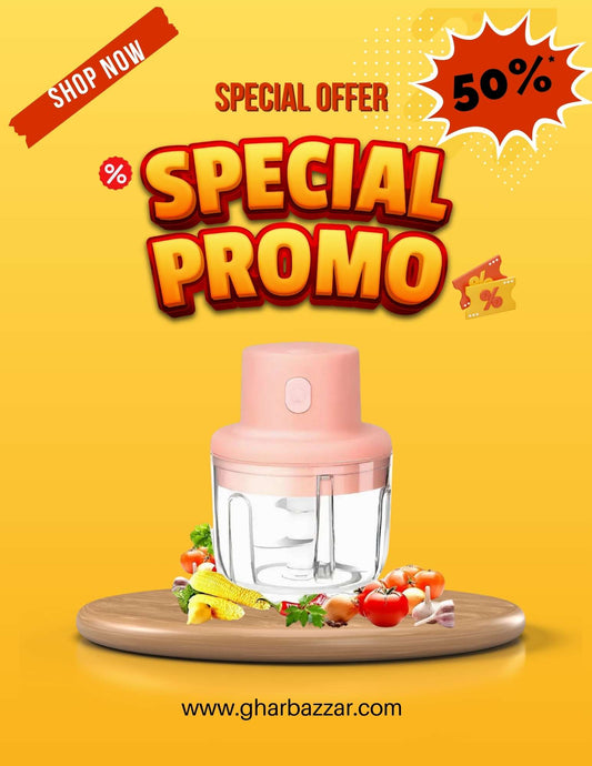 Electric mini chopper 250ml
