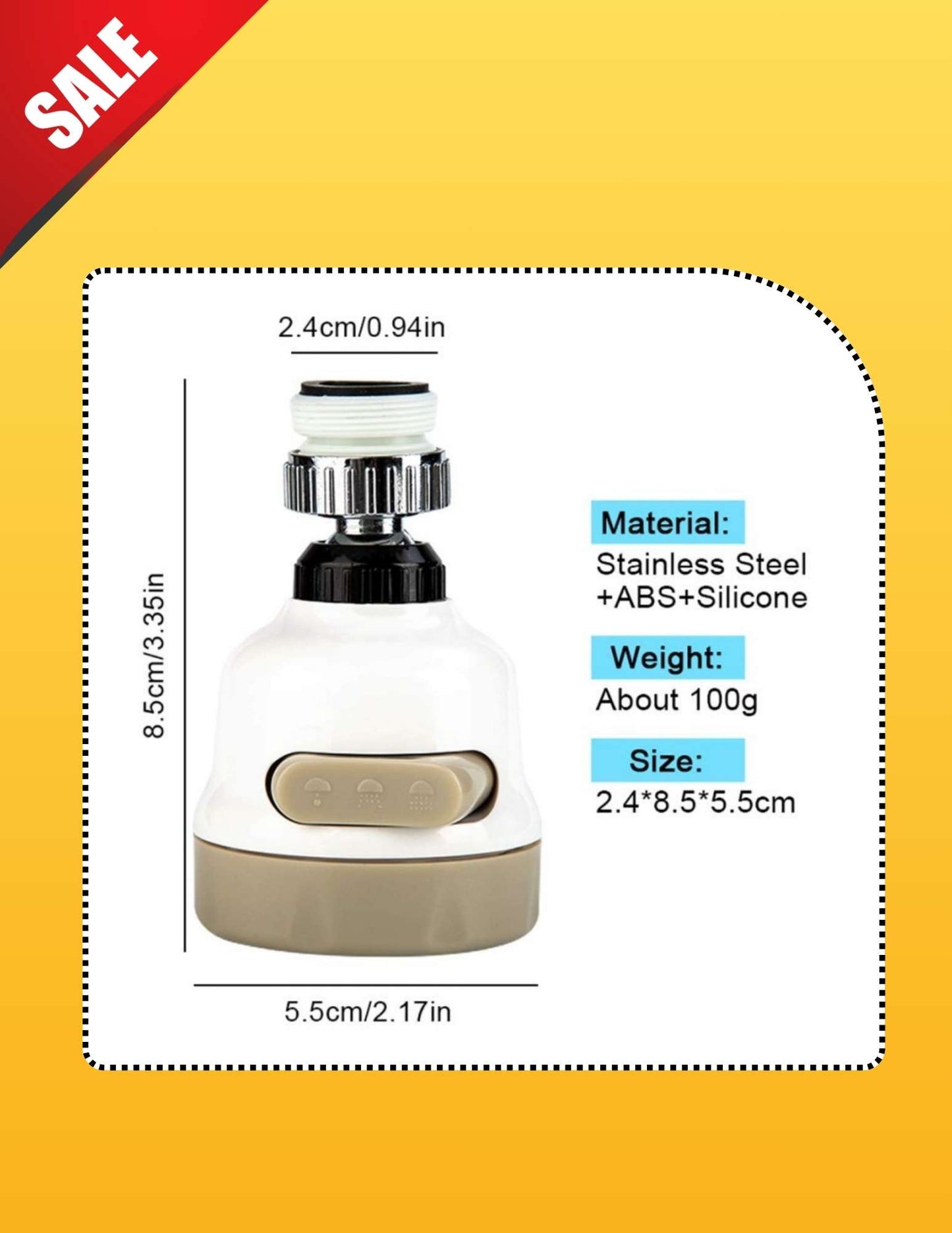 360 SPRINKLER WATER FAUCET