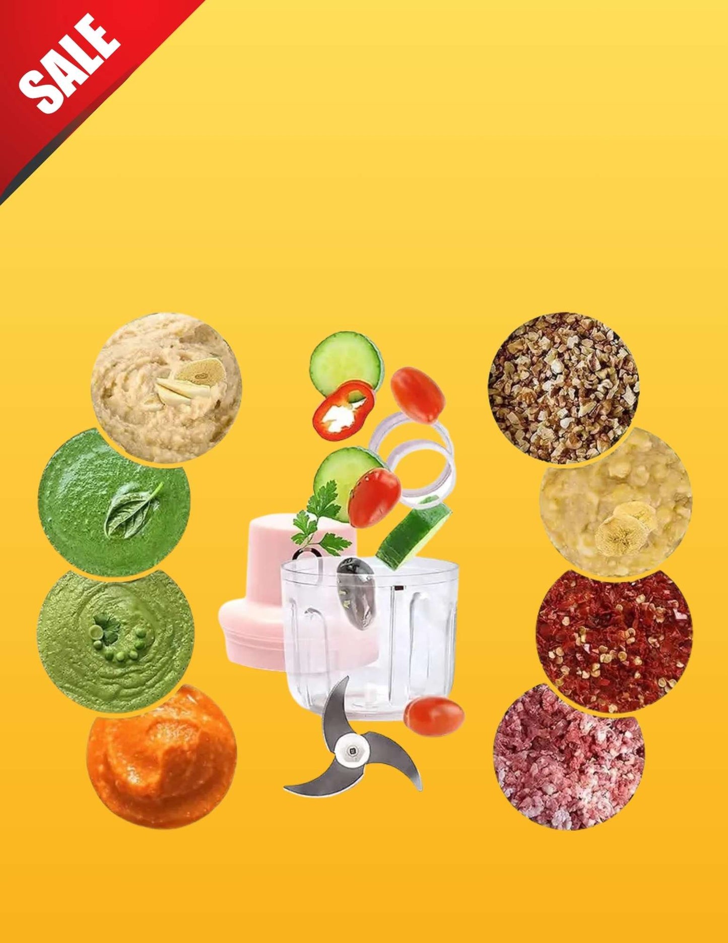 Electric mini chopper 250ml