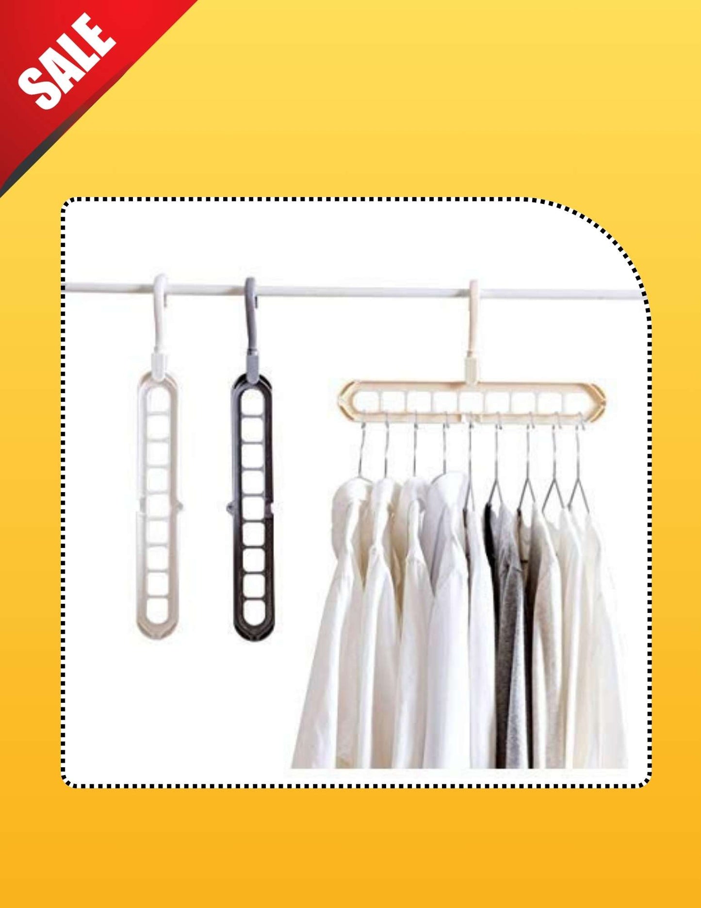FOLDABLE HANGER ( pack of 2 pcs )