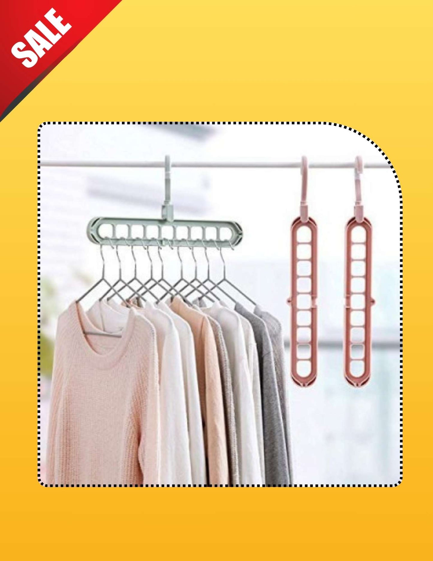 FOLDABLE HANGER ( pack of 2 pcs )
